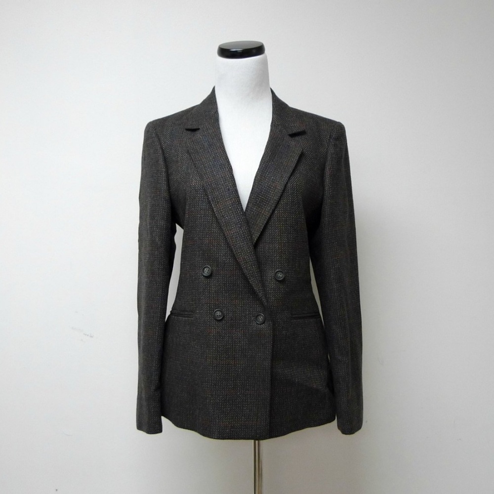 VTG  BELL'S dark brown double breasted jacket